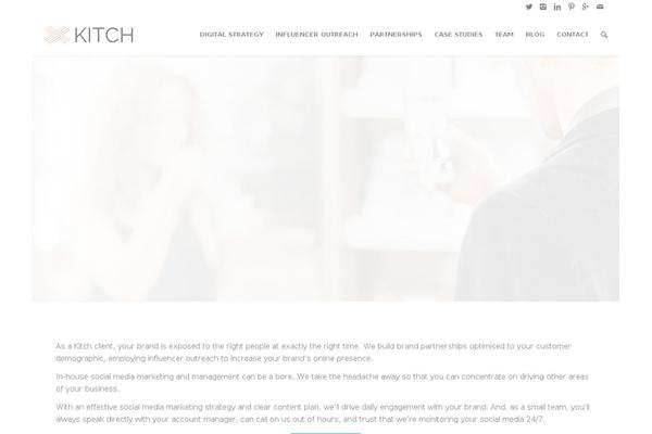 Enfold-child theme site design template sample
