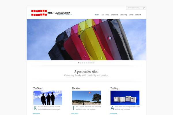 Chameleon theme site design template sample