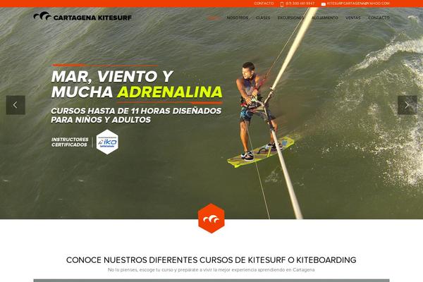 kitesurfcartagena.com site used Kitesurf