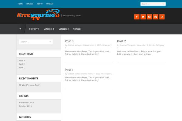 Solar theme site design template sample