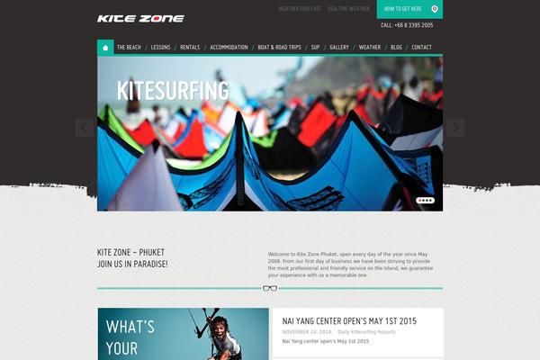 kitesurf theme websites examples