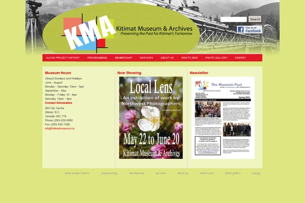 Vestige theme site design template sample