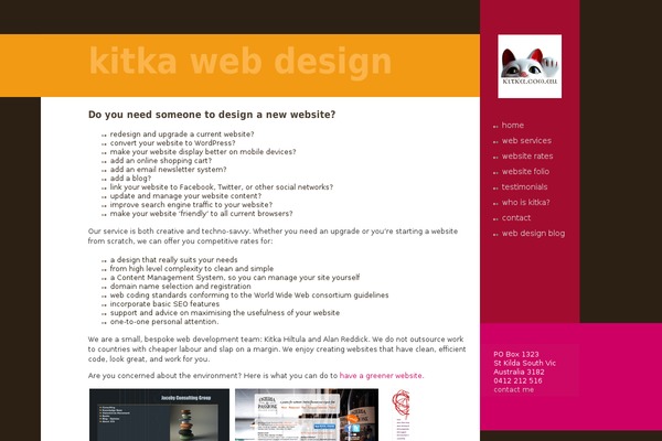 Site using Image horizontal reel scroll slideshow plugin