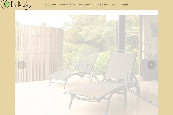Ambient theme site design template sample