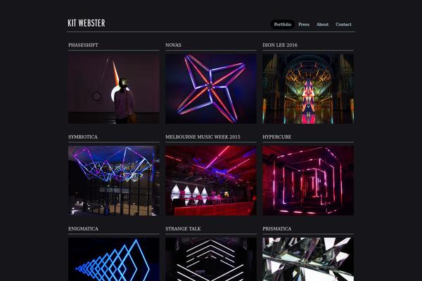 Photoria theme site design template sample