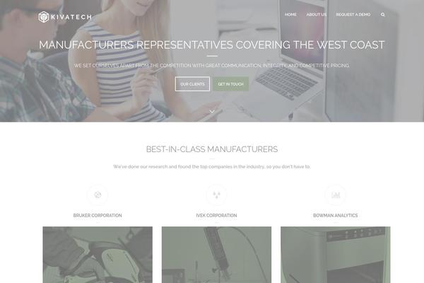 Mango theme site design template sample