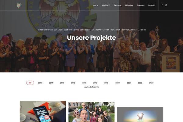 kivin.eu site used Bezel-wp
