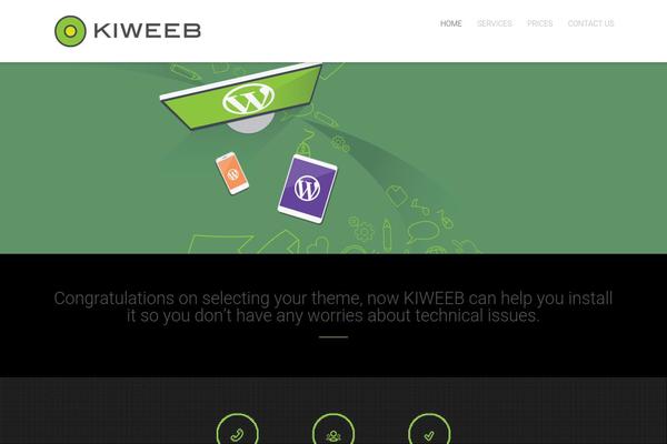 Dzen theme site design template sample