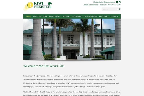 Kiwi theme site design template sample