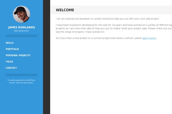 kiwiwebdeveloper.com site used Writr-modified