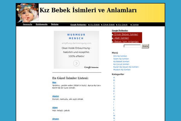 kizisimler.com site used Seoadmax