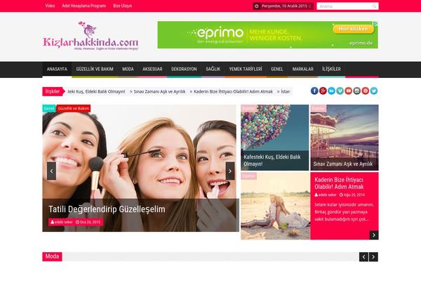 SaladMag theme site design template sample