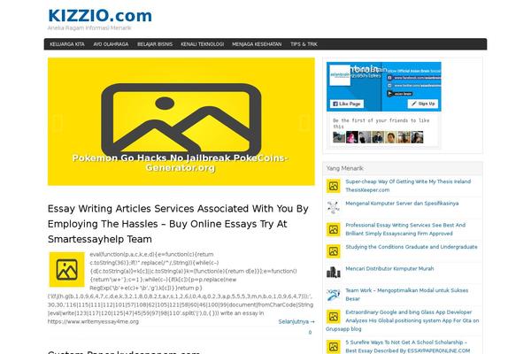 Site using Slide-in plugin
