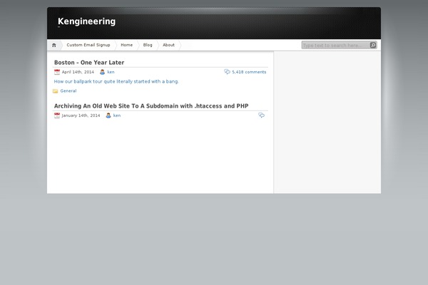 iNove theme site design template sample