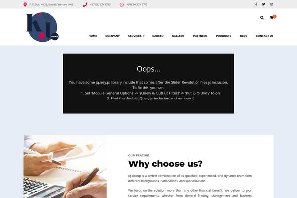 Site using Simple Facebook Page Widget & Shortcode plugin