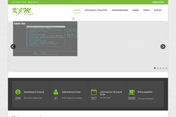 Ispirit theme site design template sample