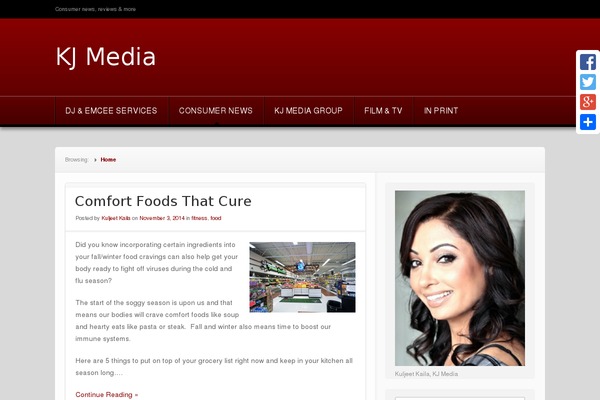 Nuntius theme site design template sample