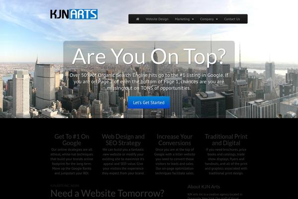Tonic theme site design template sample