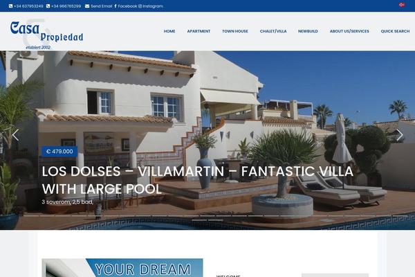 Site using Alfie WP Weather plugin
