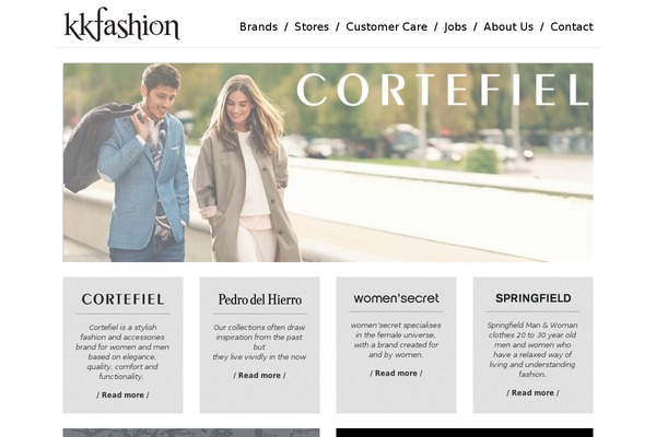 Fashion theme site design template sample