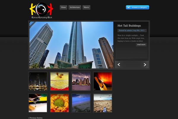 Ephoto theme site design template sample