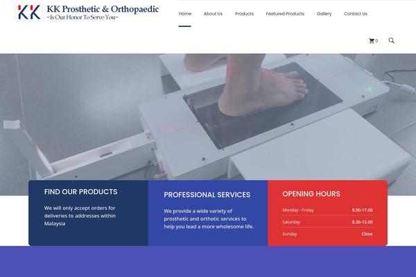 MediClinic theme site design template sample