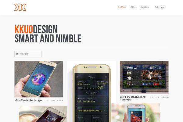 Minty theme site design template sample