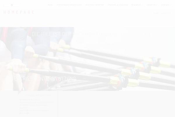 Rhythm theme site design template sample