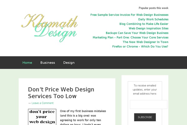 Site using About Me 3000 widget plugin