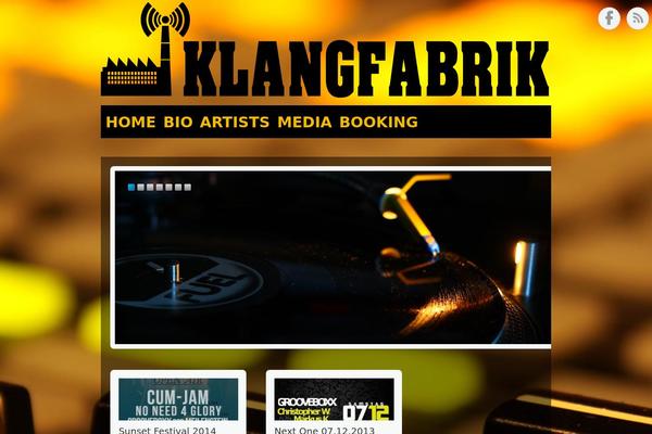 klangfabrik.at site used JournalCrunch