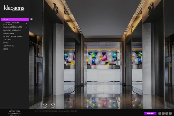 Milano theme site design template sample