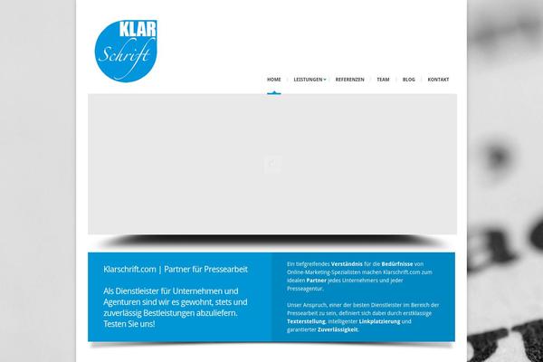 Finex theme site design template sample