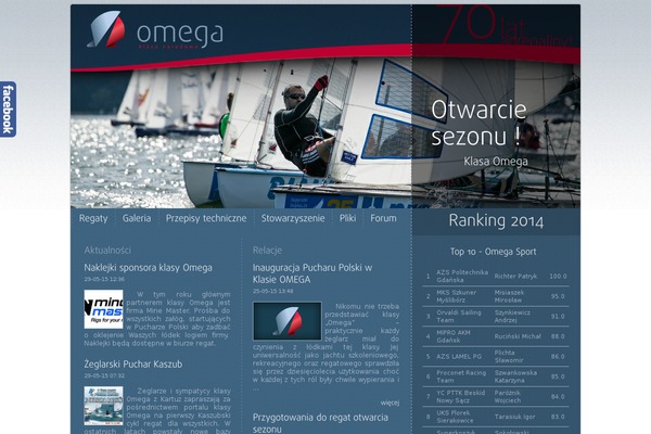 Omega theme site design template sample