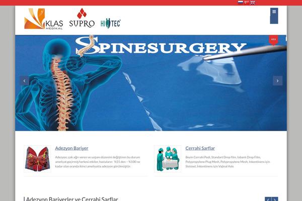 Clinico theme site design template sample