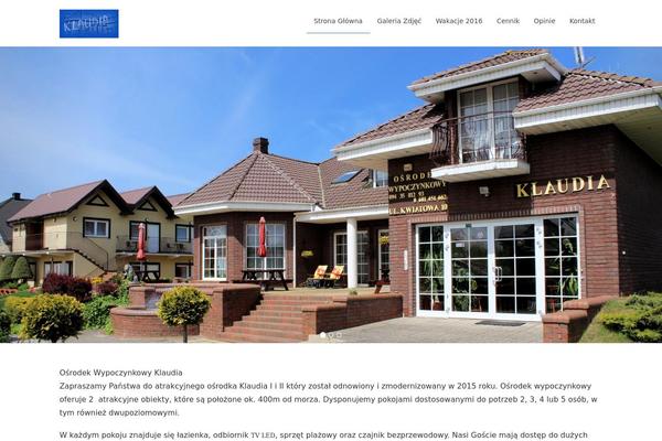 Simplify theme site design template sample