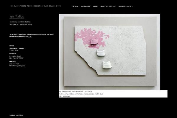 Gallery theme site design template sample