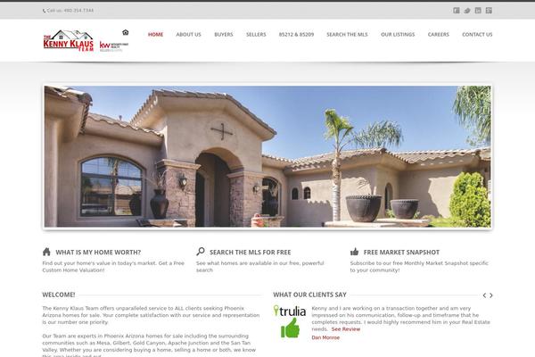klausteam.com site used Gt3-wp-dixit