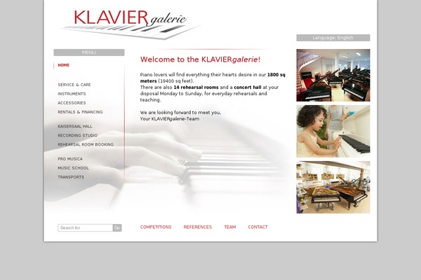 klaviergalerie.at site used Blossom-fashion-pro