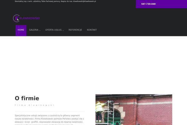 Tractor theme site design template sample