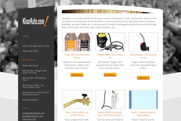 klearkote.com site used RT-Theme 15