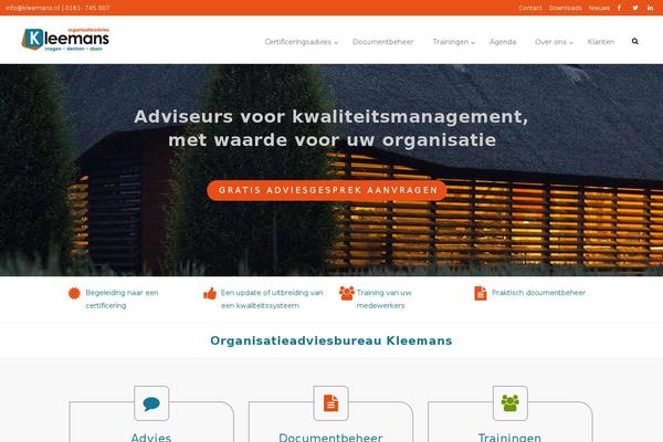 Bridge Child theme site design template sample