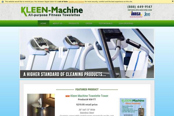kleen-machine.com site used Winfield