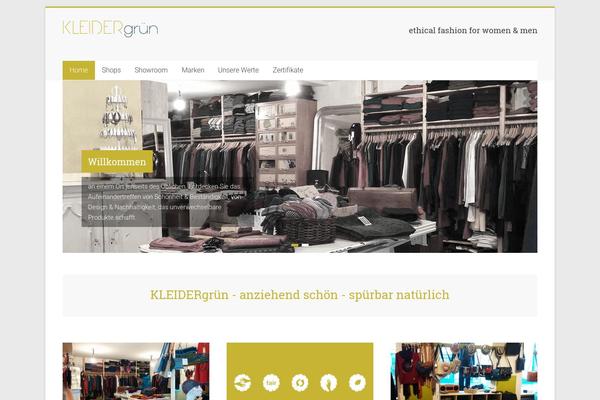 Accelerate theme site design template sample