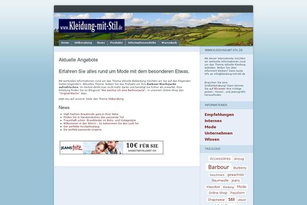 Ocean Mist 2.0 website example screenshot