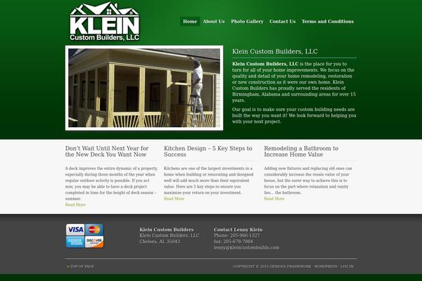 Metric theme site design template sample