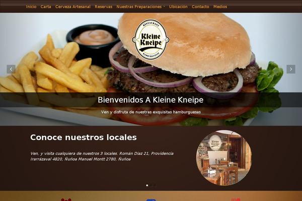 evolve theme site design template sample