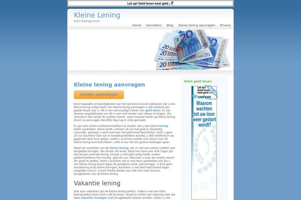 kleinelening.be site used Bluebusiness