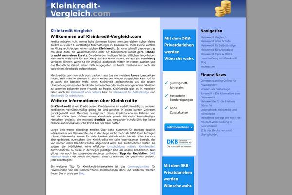 Prosense Blue theme site design template sample