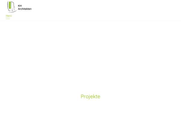 Kalium-child-architecture theme site design template sample