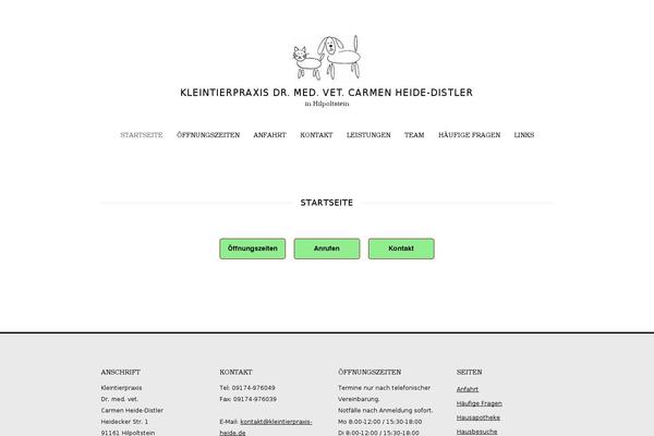 kleintierpraxis-heide.de site used Concept Lite